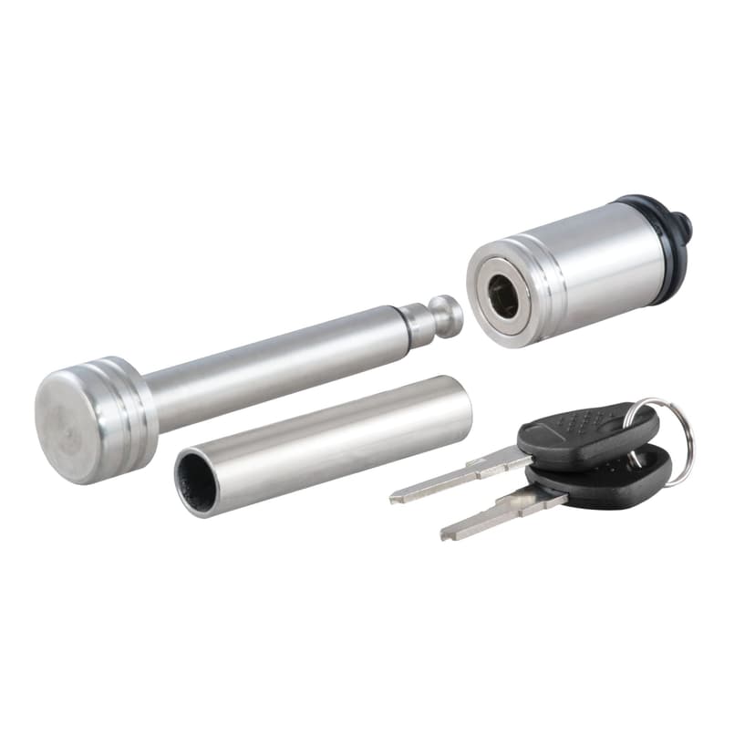 CURT 23517 1/2-in Hitch Lock with 5/8-in Adapter (1-1/4-in or 2-in Receiver)