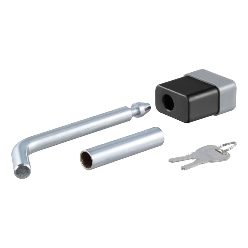 CURT 23024 1/2-in Hitch Lock with 5/8-in Adapter (1-1/4-in or 2-in Receiver)