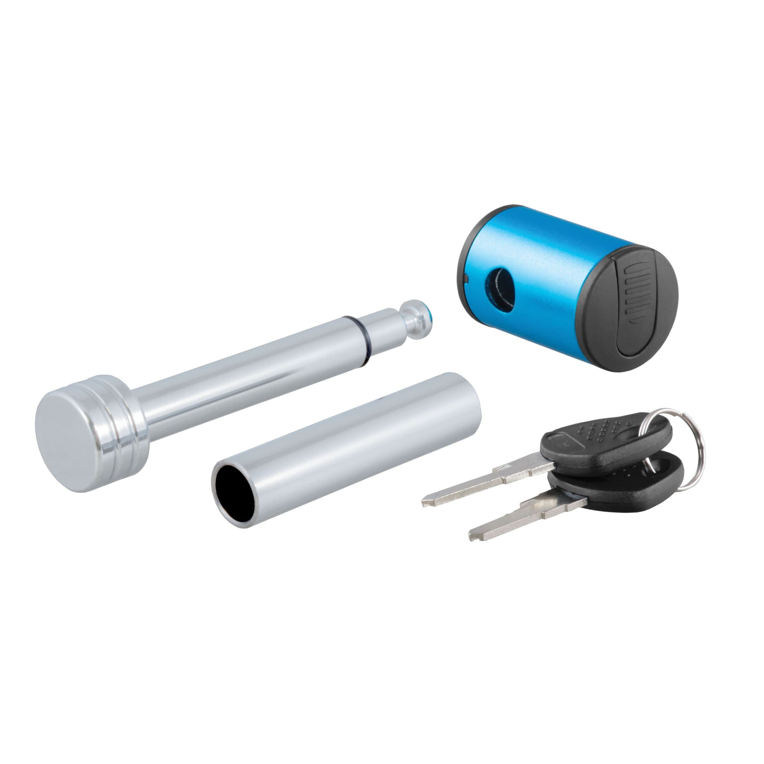 CURT 23506 1/2-in Hitch Lock with 5/8-in Adapter (1-1/4-in or 2-in Receiver)