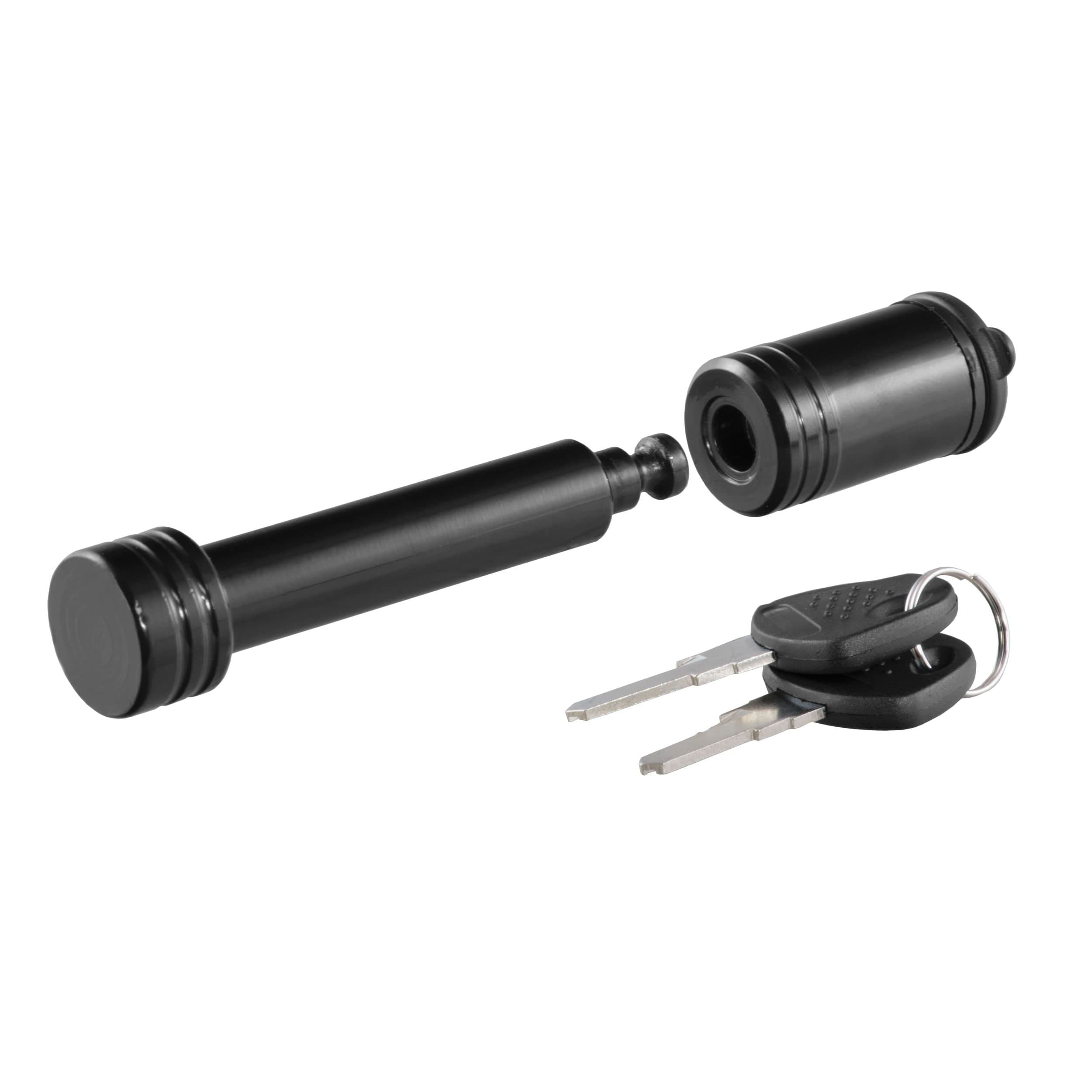 CURT 23518 5/8-in Hitch Lock, 2-in Receiver, Barbell, Black