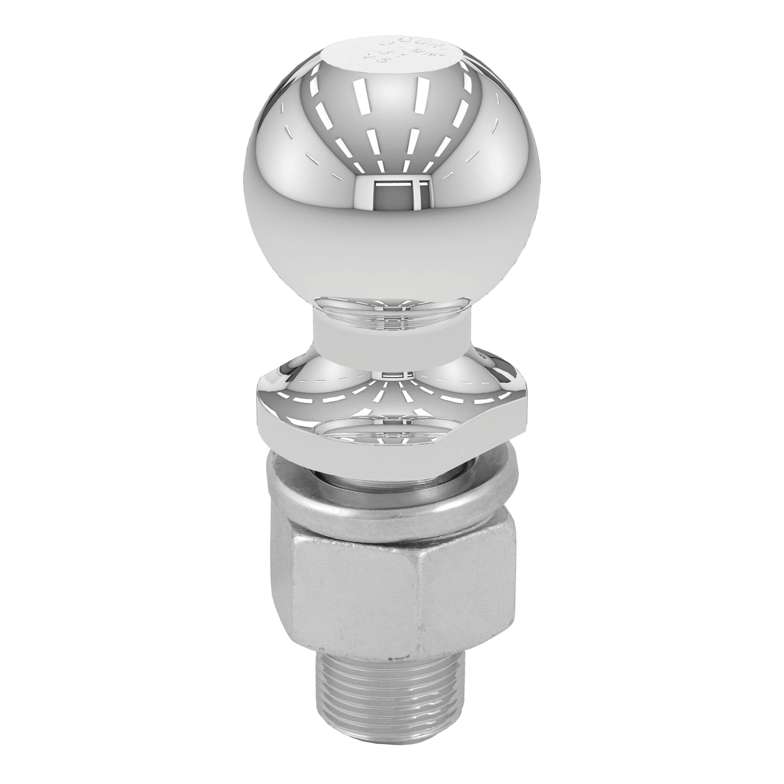 CURT 40068 2-5/16-in Trailer Ball (1-1/4x2-5/8-in Shank, 10000 lbs, Chrome)