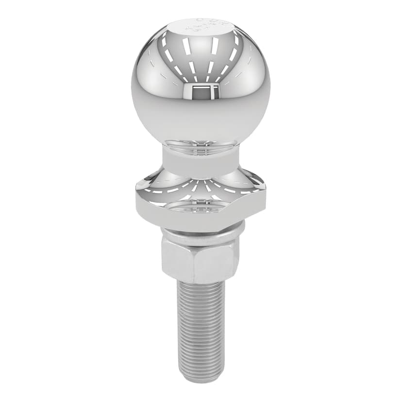 CURT 40073 2-in Trailer Hitch Ball (3/4-in x 3-in Shank, 3,500 -lb, Chrome)