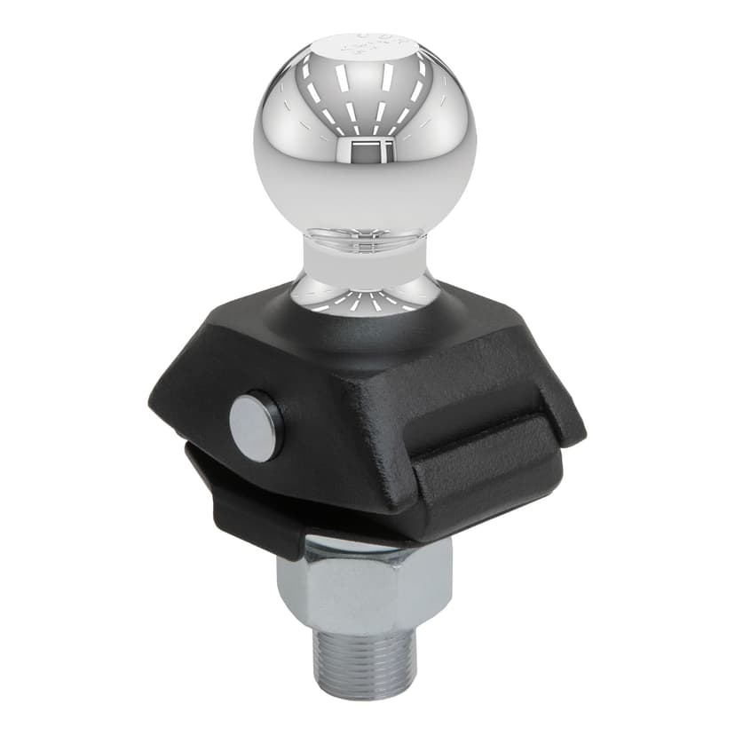 CURT 40047 RockerBall 2-in Cushion Hitch Trailer Ball (1-in Shank, 7500 lb)