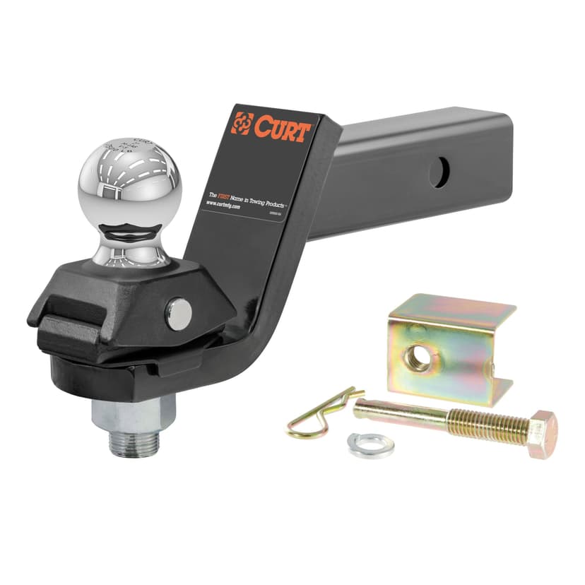 CURT 45143 RockerBall Cushion Hitch with 2-in Ball (2-in Shank, 7.5K lb)