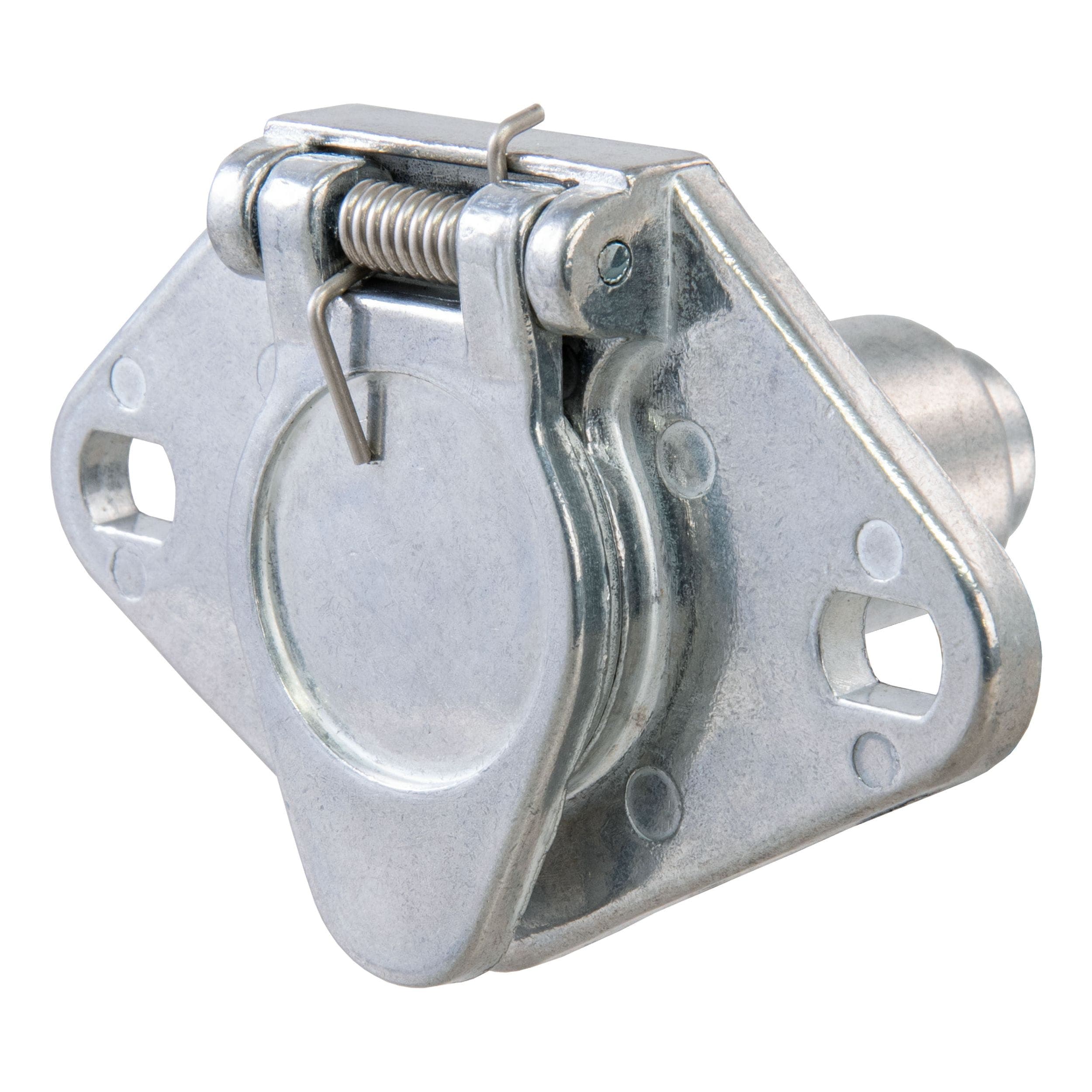 CURT 58071 4-Way Flat Vehicle Side Connector Plug & Socket