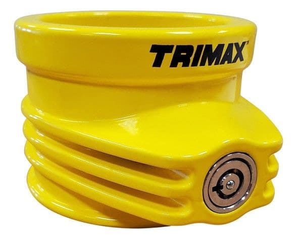 Trimax TFW60 5th Wheel King Pin Lock, Yellow