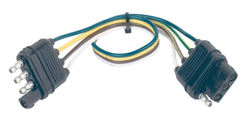 Hopkins Towing Solution 4 Wire Flat Extension, 12-in