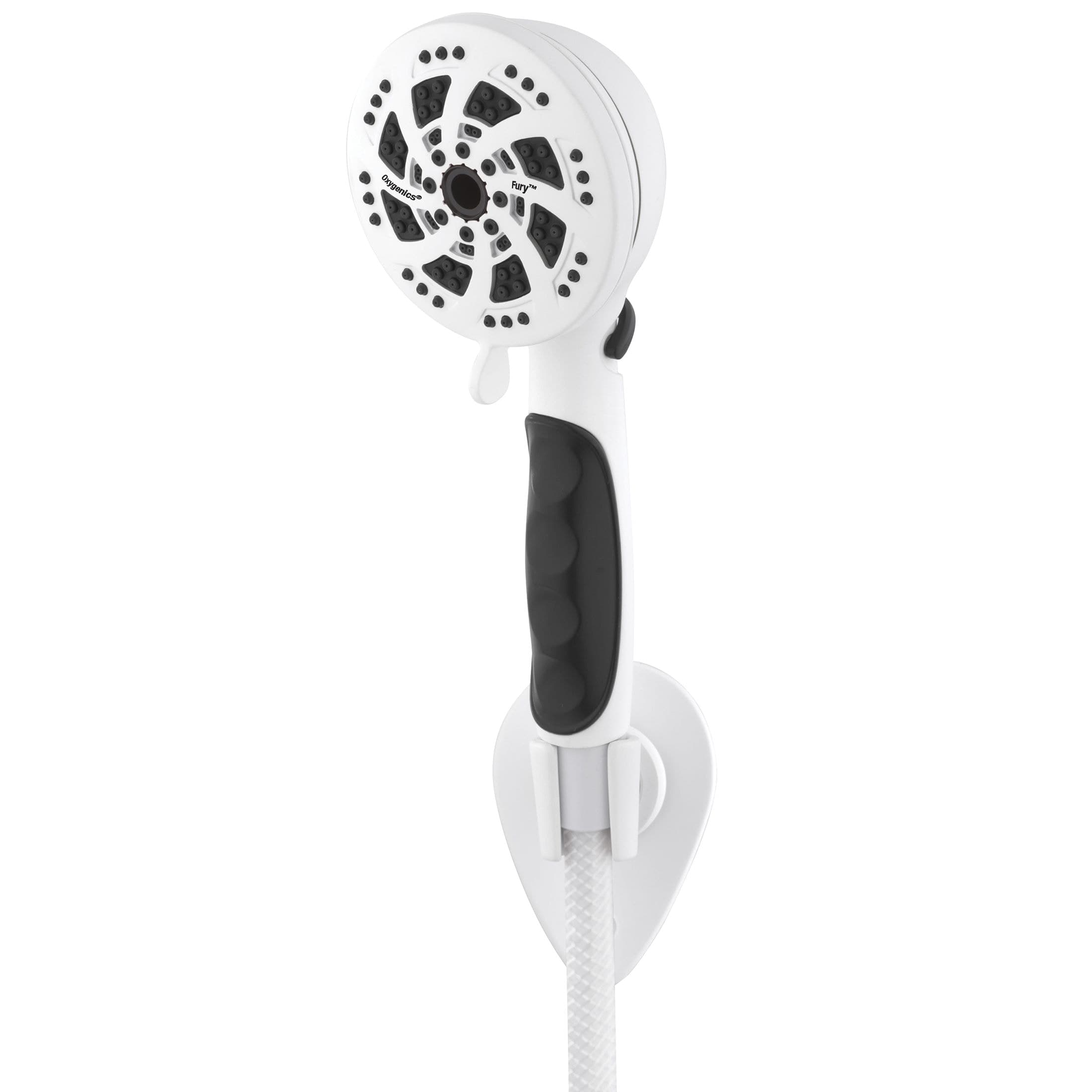 Oxygenics 92760 Fury RV Shower Head, White, Mounting Kit included