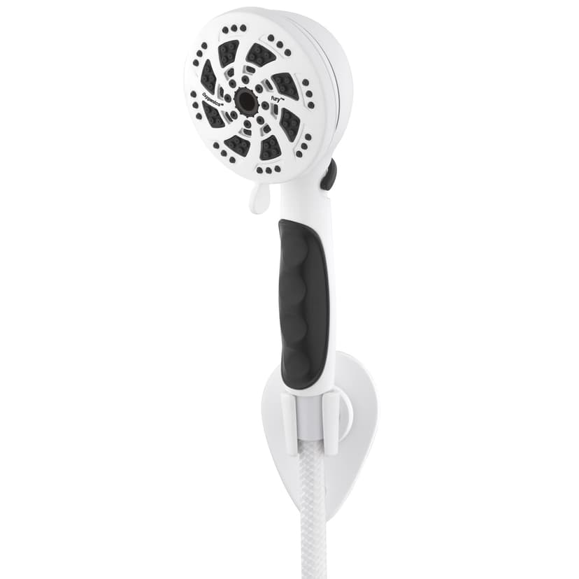 Oxygenics 92760 Fury RV Shower Head, White, Mounting Kit included