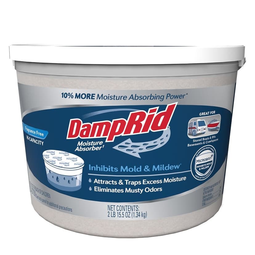 DampRid Hi-Capacity Moisture Absorber Bucket, Fragrance-Free