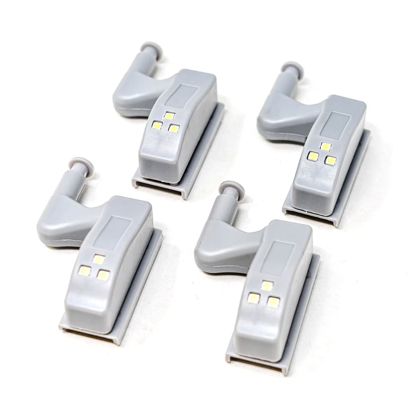 Alpena Soft LED Hinge Lights with 12V Batteries, 4-pk
