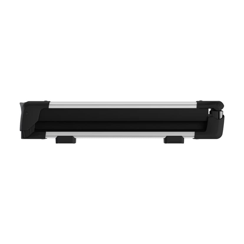 Thule SnowPack Stainless Steel Roof Top Mount Ski/Snowboard Rack, Medium, Black, 2-pc