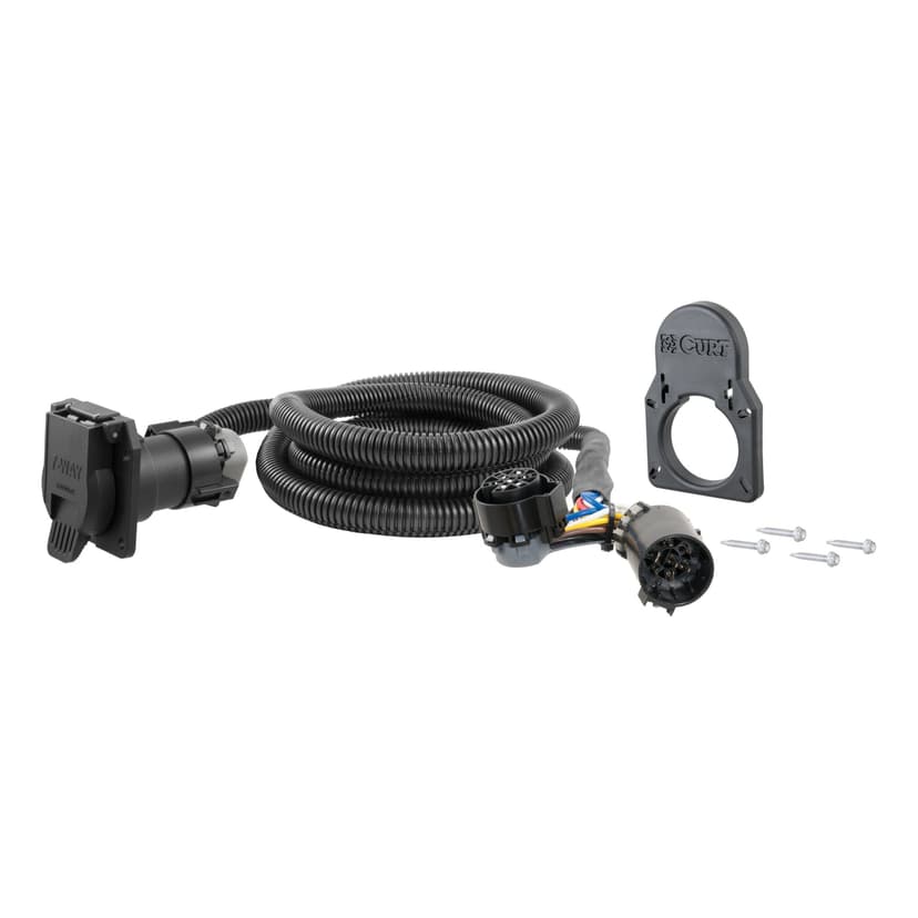 CURT 56072 7-ft GM Wiring Extension Harness and Cover