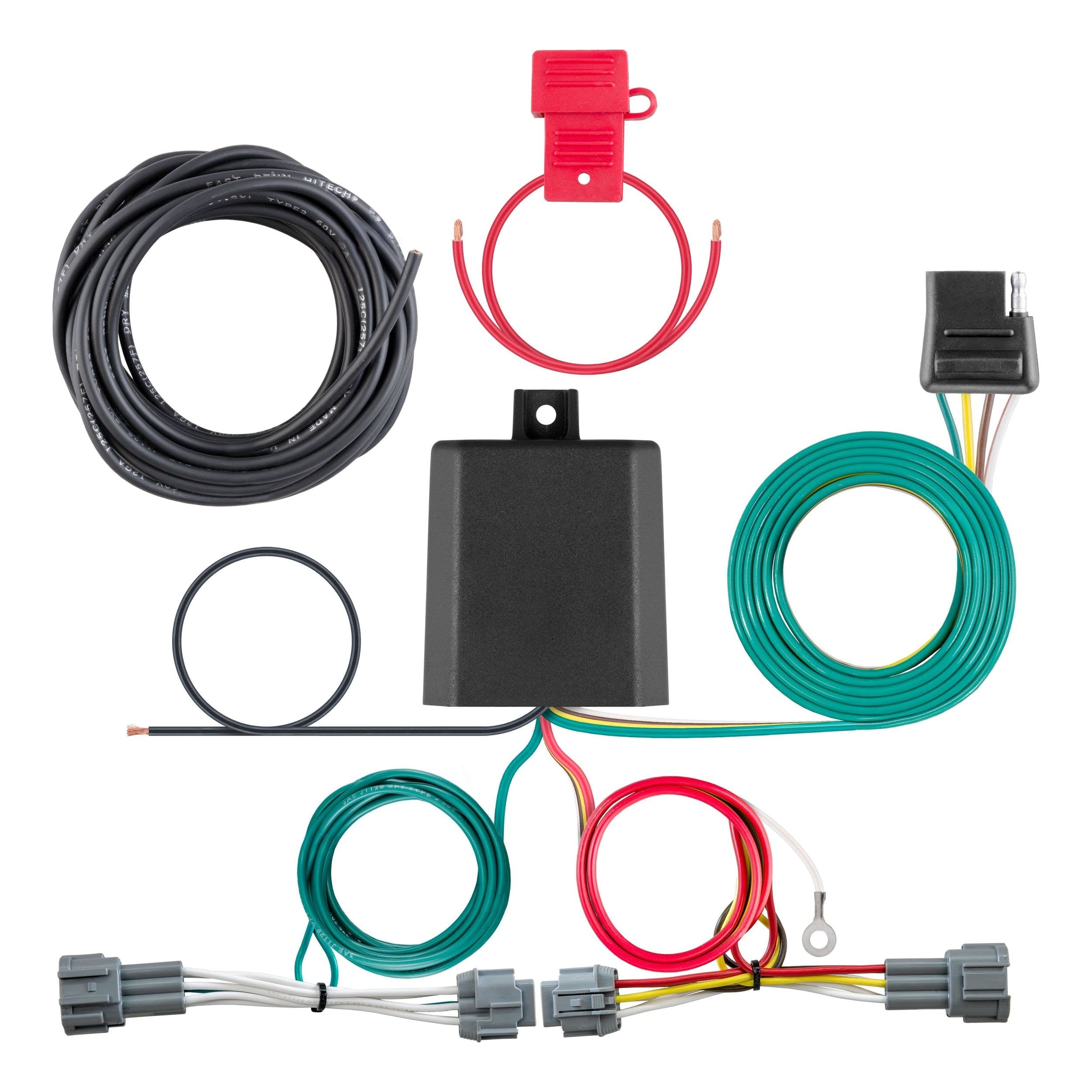 CURT 56418 Vehicle-Side Custom 4-Pin Trailer Wiring Harness, Fits Select Nissan Kicks