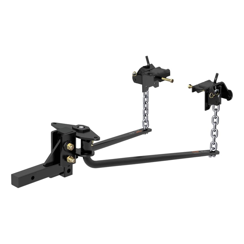 CURT 17052 MV Round Bar Weight Distribution Hitch (5-6K lbs, 31-3/16")