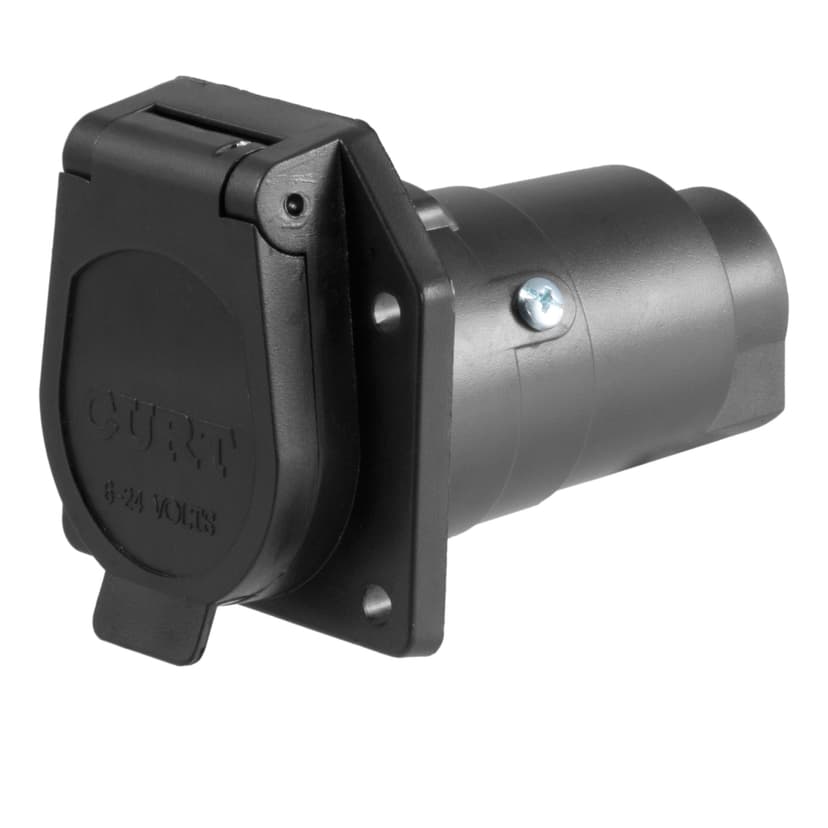 CURT 58151 7-Way Vehicle Connector Plug & Socket