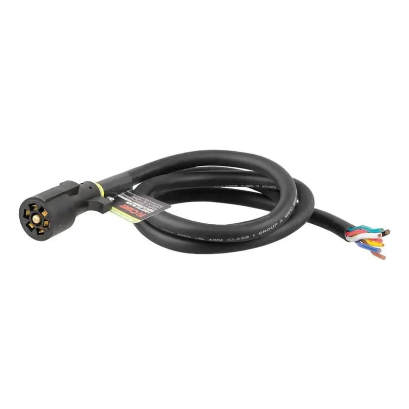 CURT 56621 6-ft Replacement 7-Way Blade Harness (Trailer Side, Packaged)