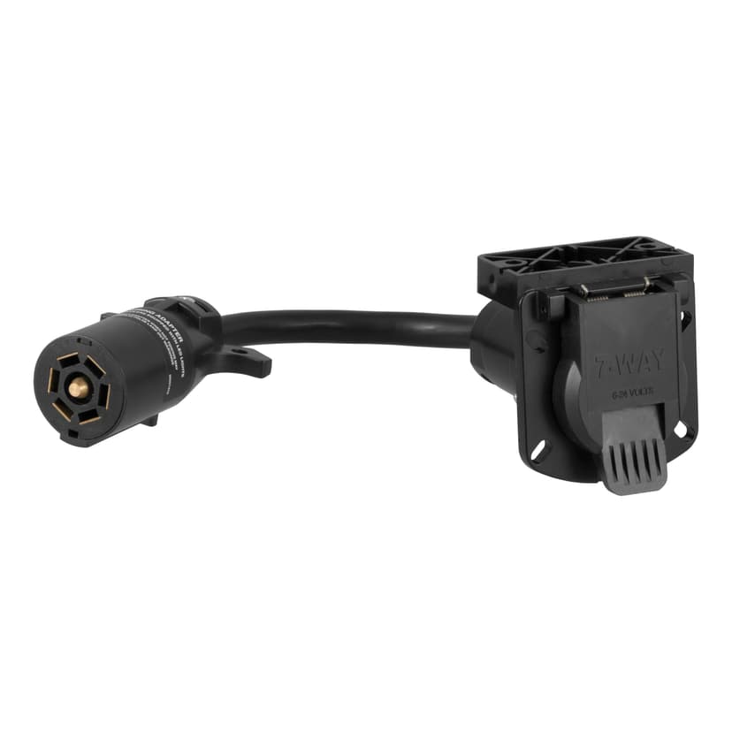 CURT 57003 7-Way RV Blade LED Electrical Adapter