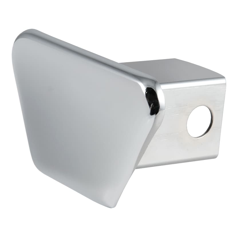 CURT 22101 Chrome Steel Hitch Tube Cover, 2-in (Packaged)