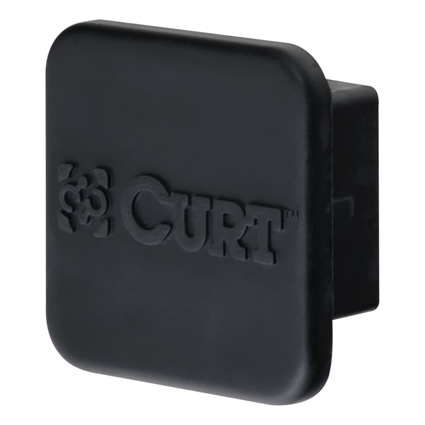 CURT 22276 Rubber Hitch Tube Cover, 2-in (Packaged)