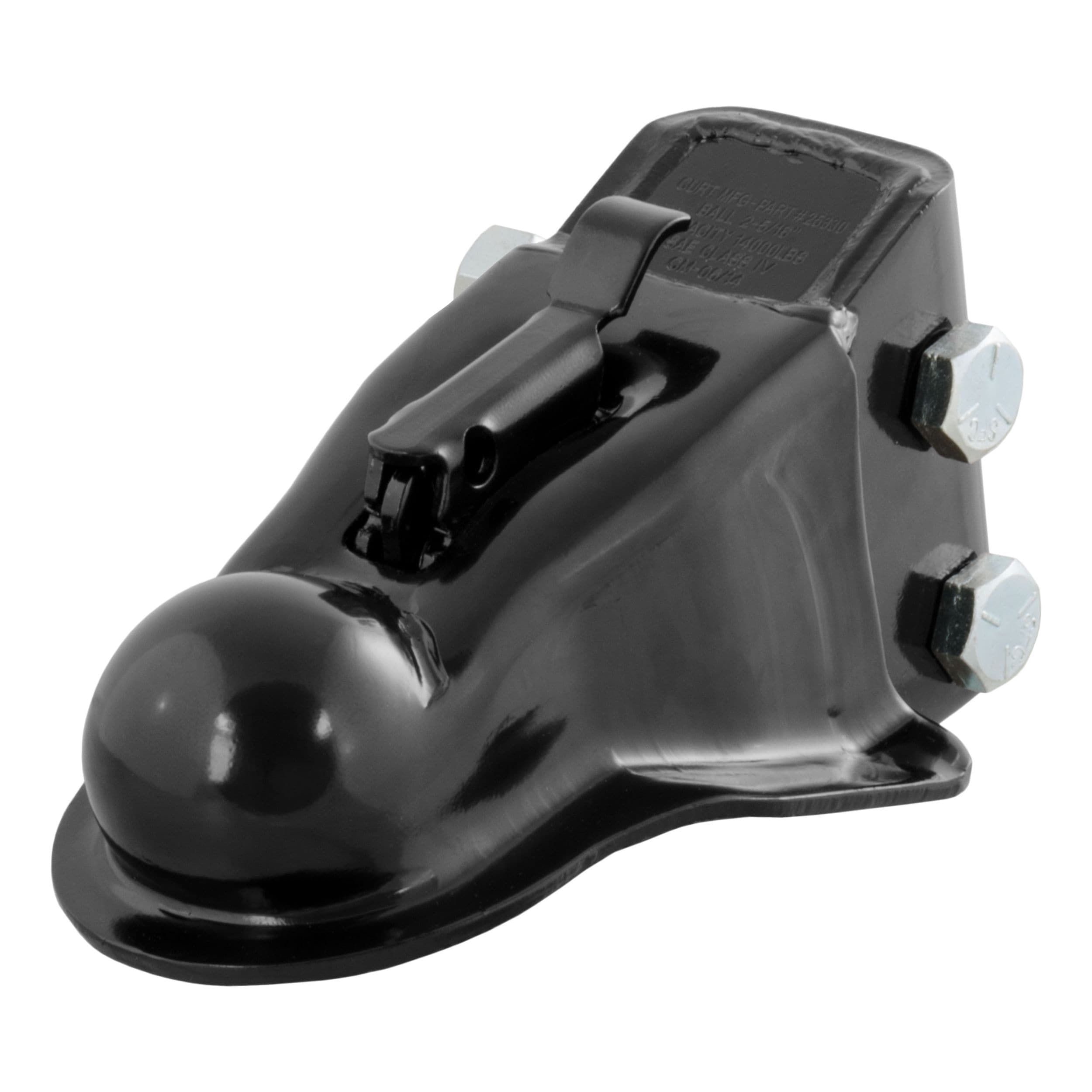 CURT 25330 2-5/16-in Channel-Mount Coupler with Easy-Lock, 14,000-lb