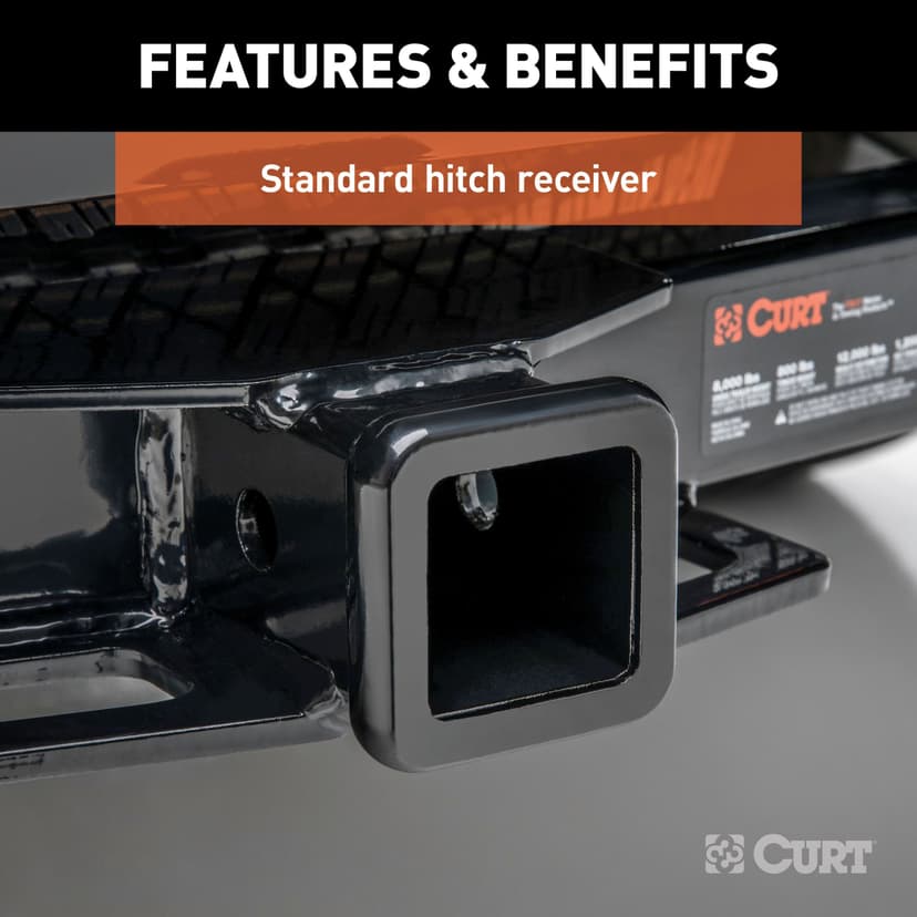 CURT 13494 Class 3 Trailer Hitch, 2-in Receiver