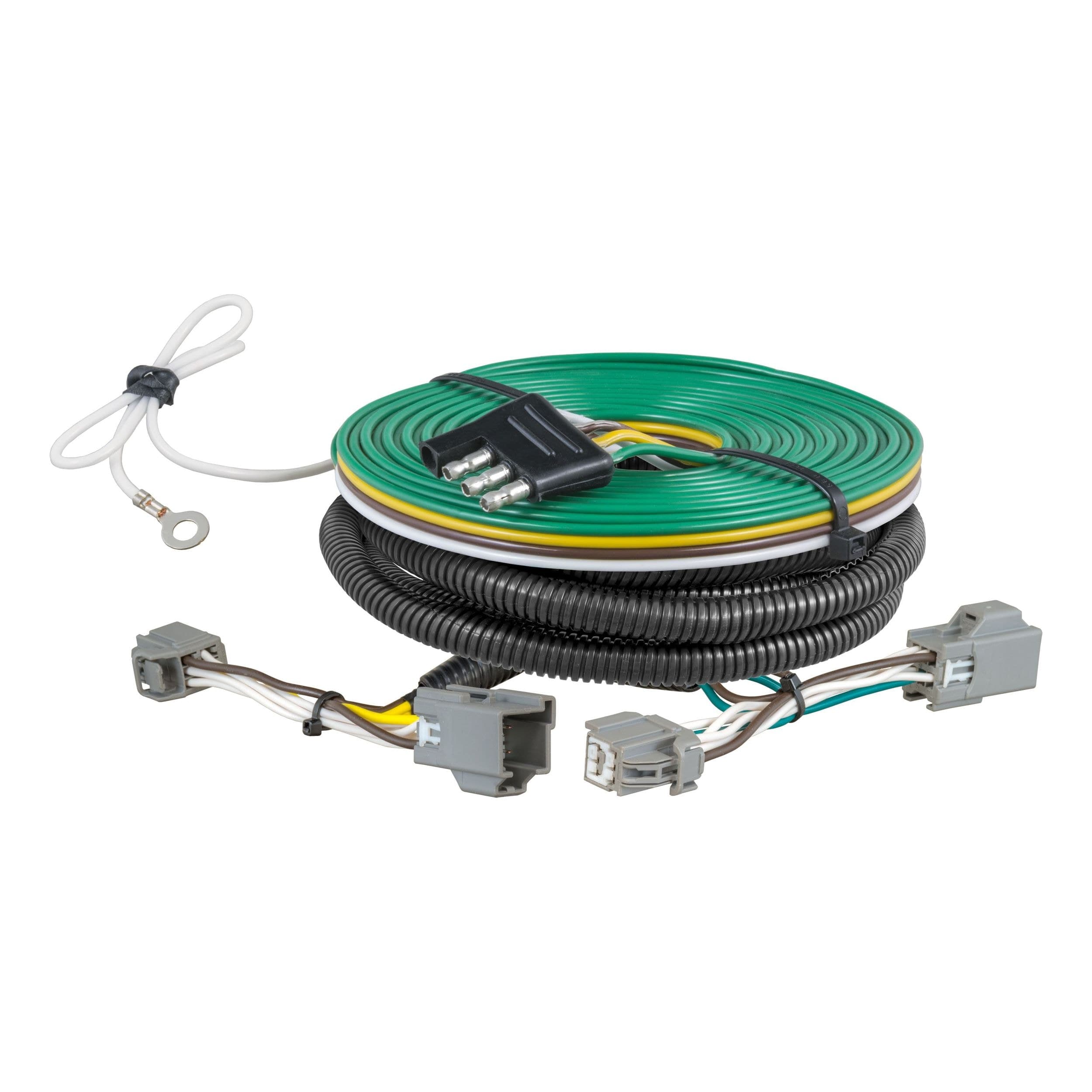 CURT 58976 Custom Towed-Vehicle RV Wiring Harness for Towing, Select Ford Explorer