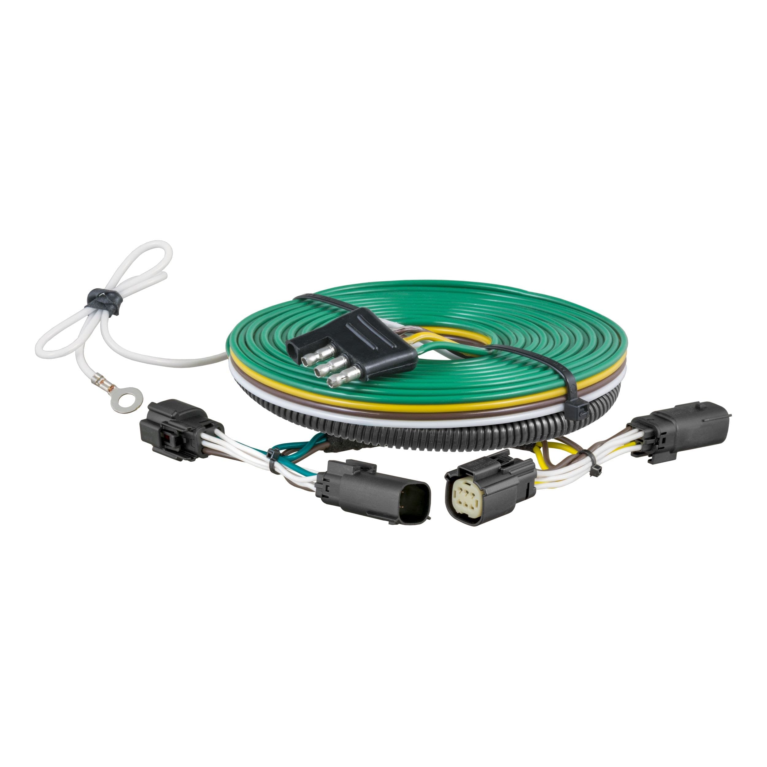CURT 58945 Custom Towed-Vehicle RV Wiring Harness for Dinghy Towing, Fits Select Ford Fusion