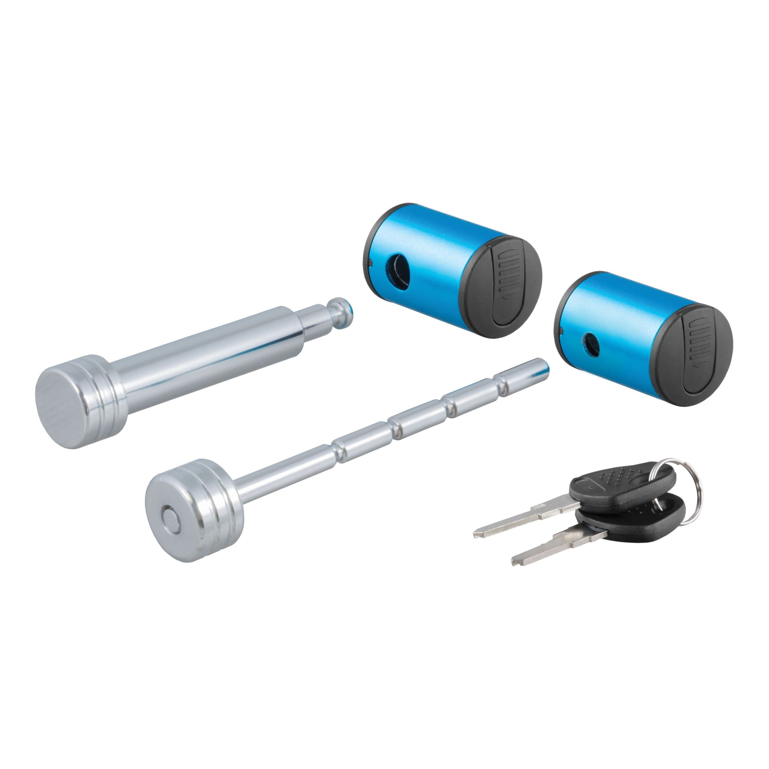 CURT 23505 Right-Angle Hitch & Coupler Lock Set, 2-in Receiver