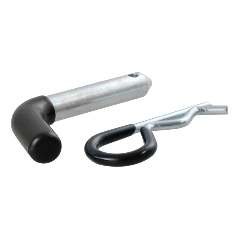 CURT 21411 1/2-in Hitch Pin (1-1/4-in Receiver, Zinc with Rubber Grip)