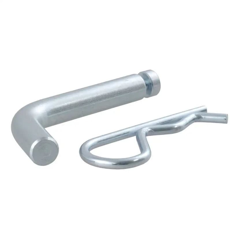 CURT 21404 1/2-in Hitch Pin with Groove (1-1/4-in Receiver, Zinc, Packaged)
