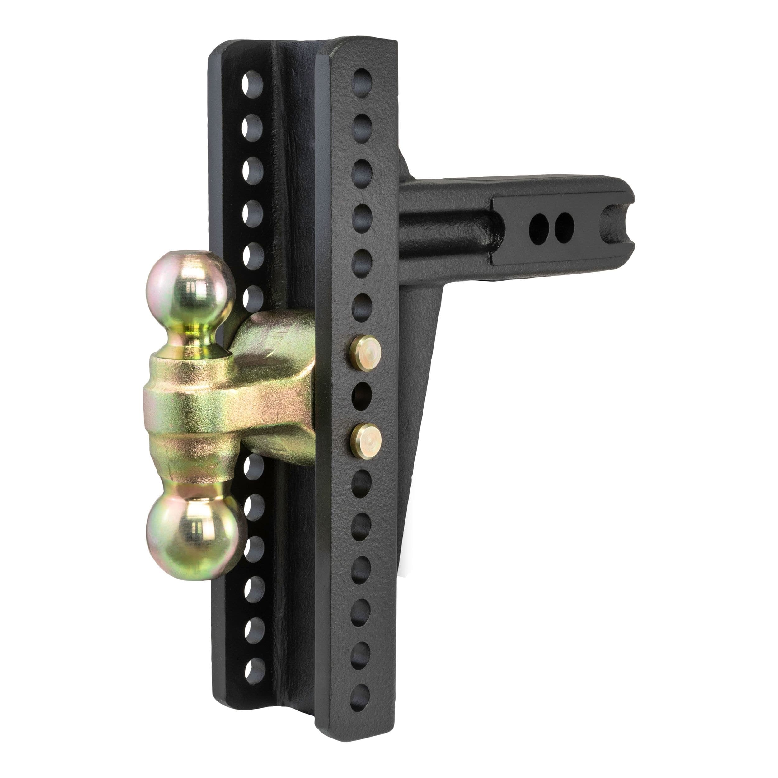 CURT 45927 Adjustable Channel Mount with Dual Ball & 2-1/2-in Shank