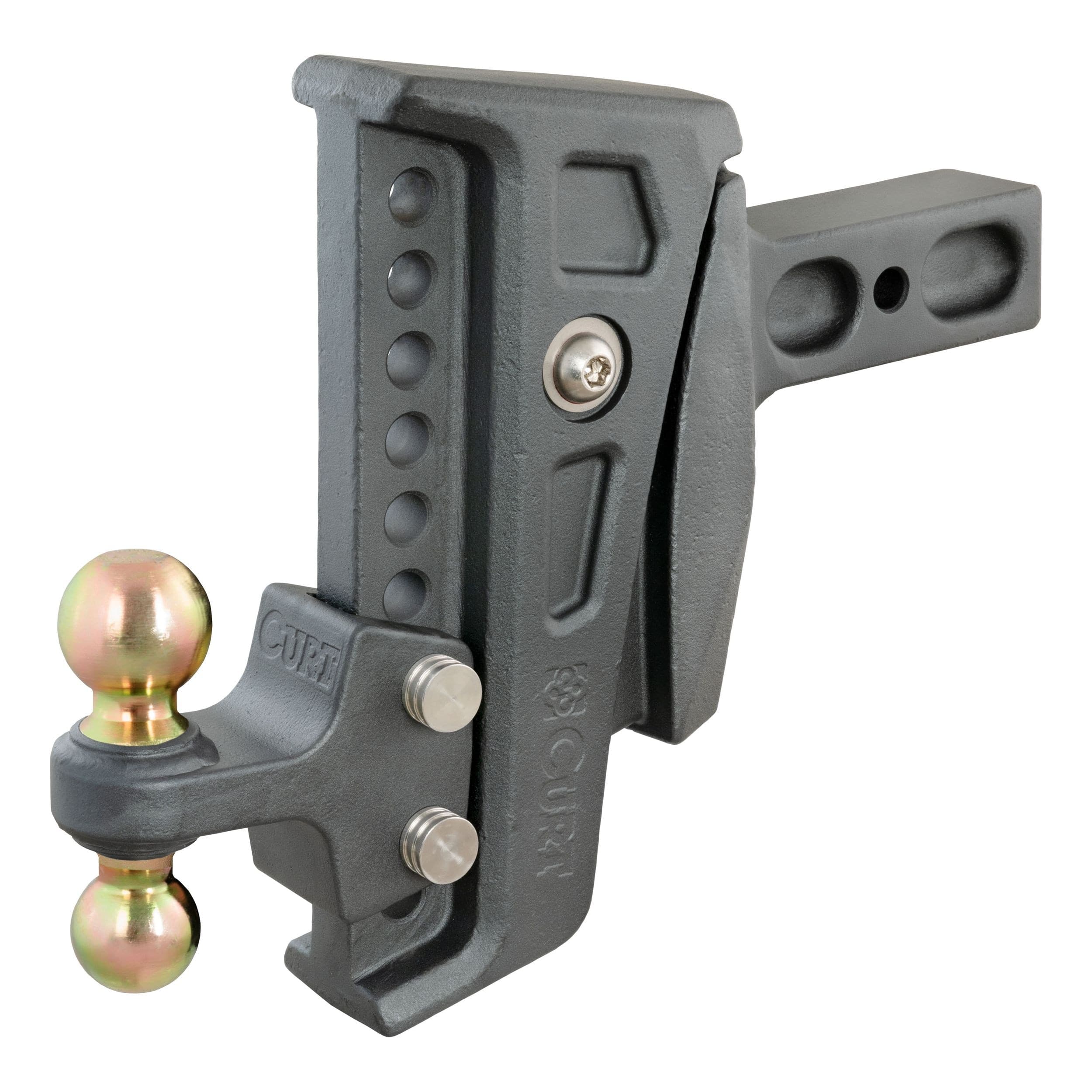 CURT 45955 Rebellion XD Adjustable Cushion Hitch (2-1/2-in Shank, 20K)