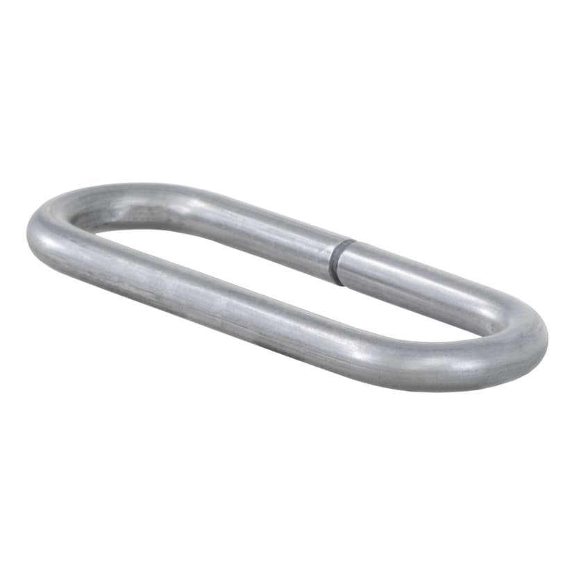 CURT 49950 Raw Steel Weld-On Safety Chain Loop (10,000-lb Capacity)