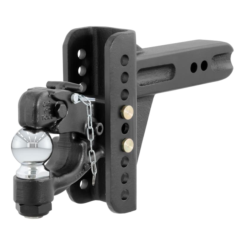 CURT 45908 Adjustable Channel Mount with 2-5/16-in Ball & Pintle, Rated for 20000-lbs