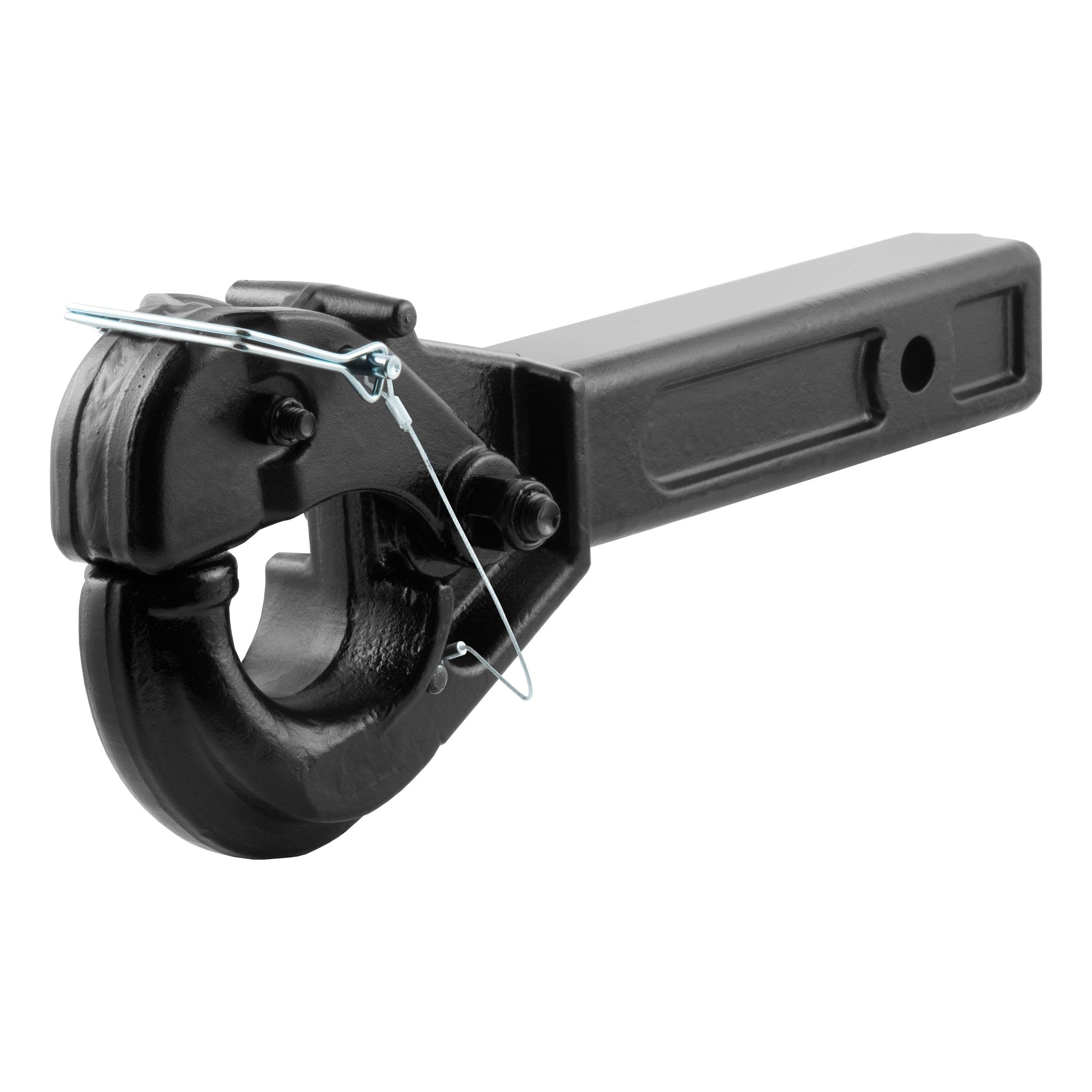 CURT 48005 Receiver-Mount Pintle Hook (10K lb, 2-1/2" Lunette Rings)
