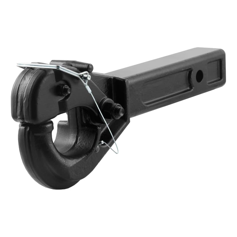 CURT 48004 Receiver-Mount Pintle Hook (20000 lbs, 2-1/2" Lunette Rings)