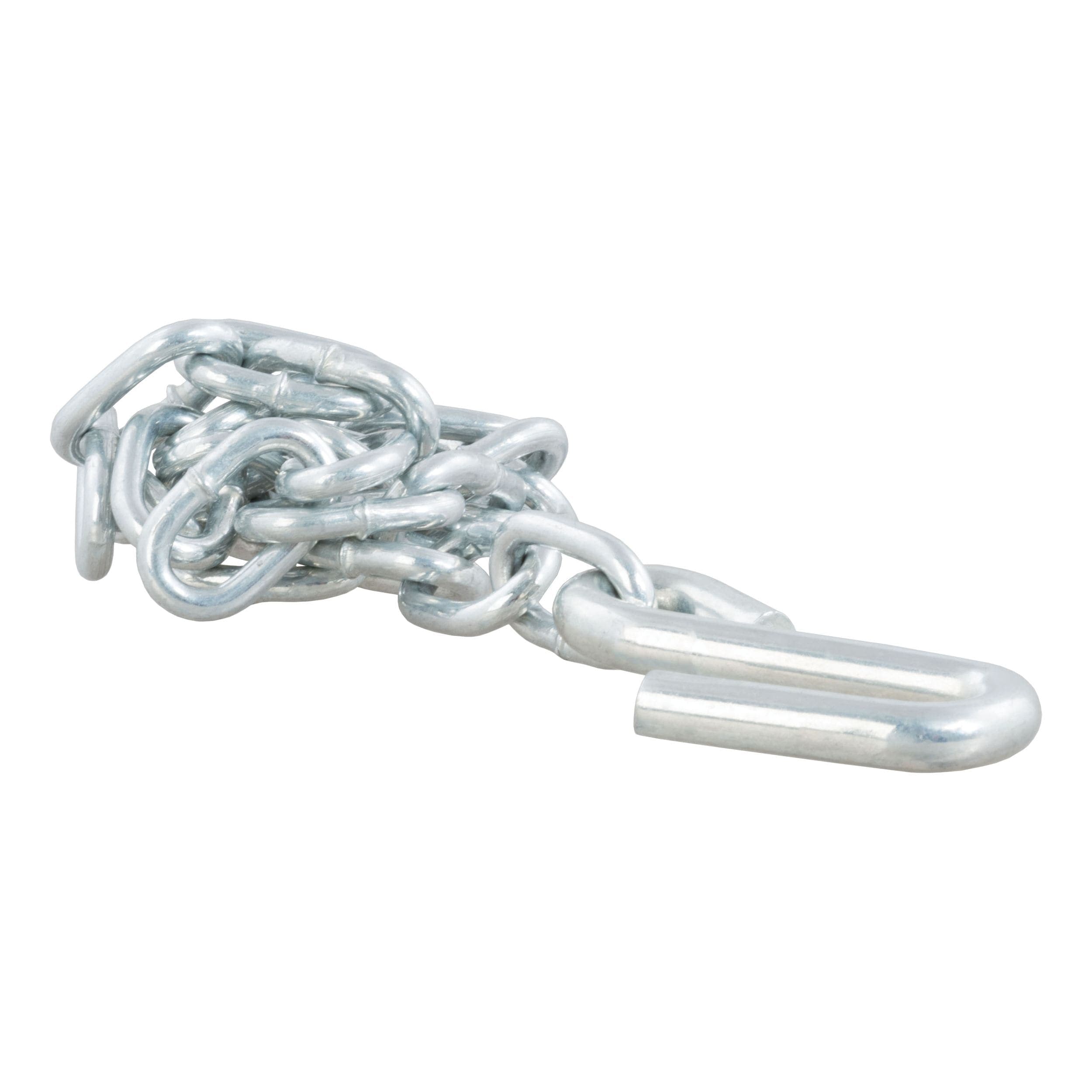 CURT 80020 27" Safety Chain with 1 S-Hook (2,000 lbs, Clear Zinc)