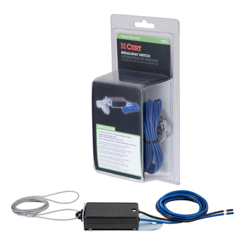 CURT 52011 Trailer Breakaway Switch (Packaged)