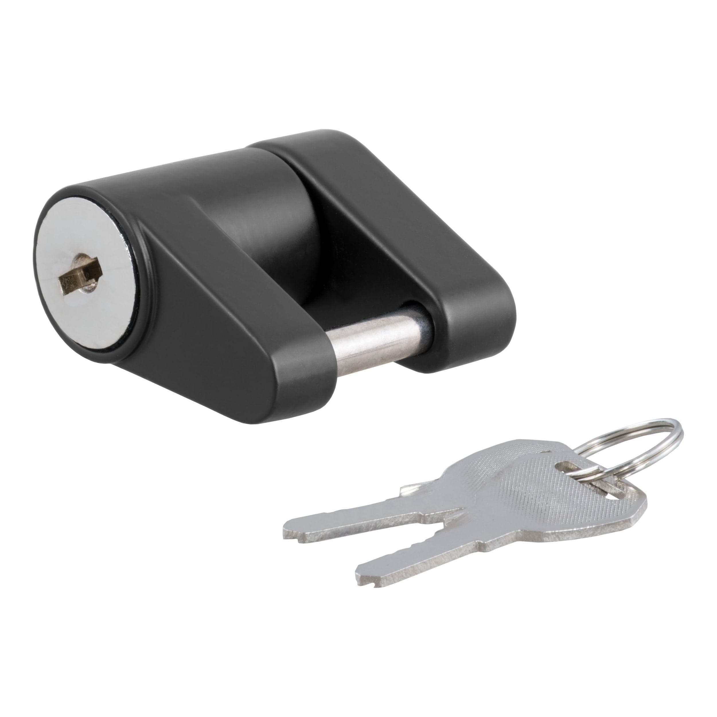 CURT 23521 Coupler Lock (1/4" Pin, 3/4" Latch Span, Padlock, Black)