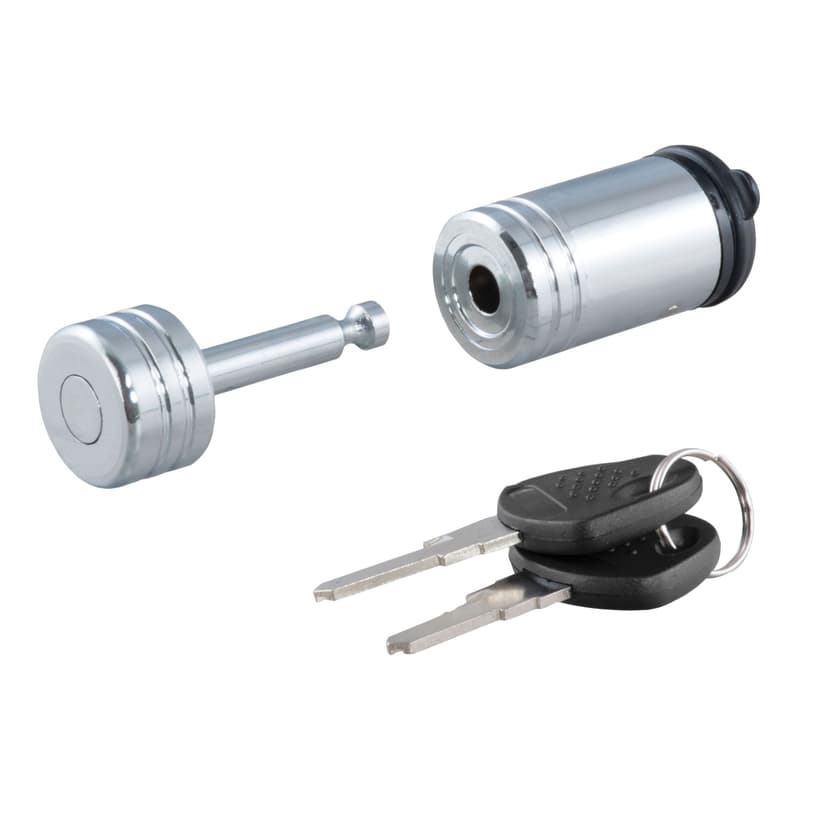 CURT 23520 Coupler Lock (1/4" Pin, 7/8" Latch Span, Barbell, Chrome)