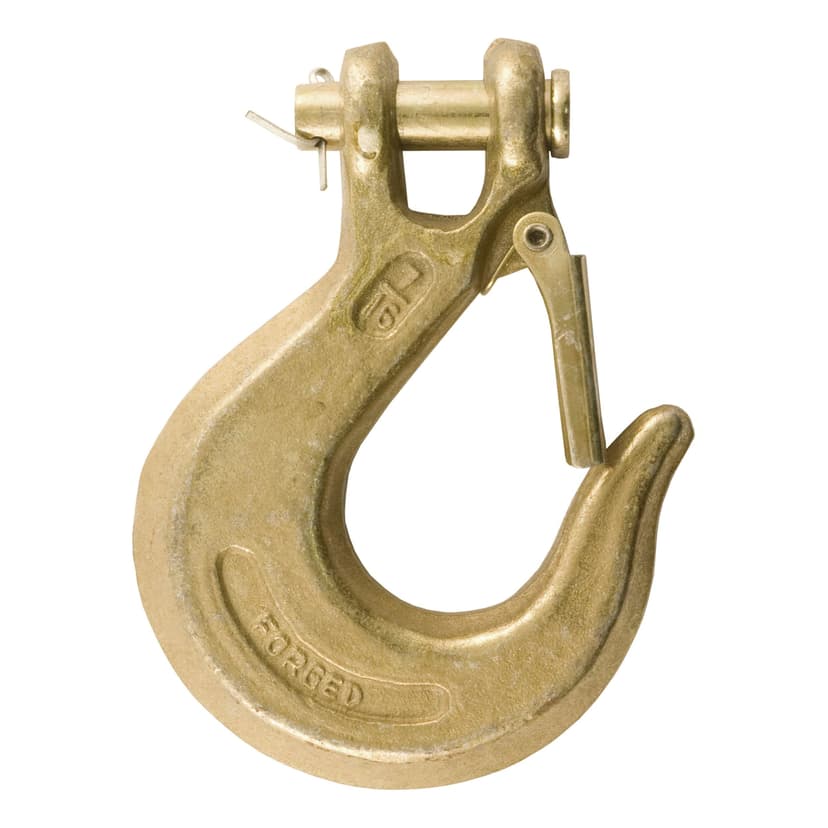 CURT 81970 Safety Latch Clevis Hook, 7/16-in