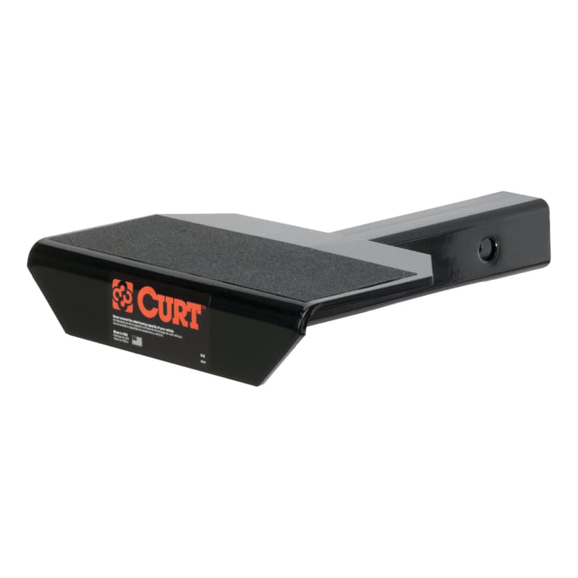 CURT 31001 Hitch-Mounted Step Pad (Fits 2-in Receiver)
