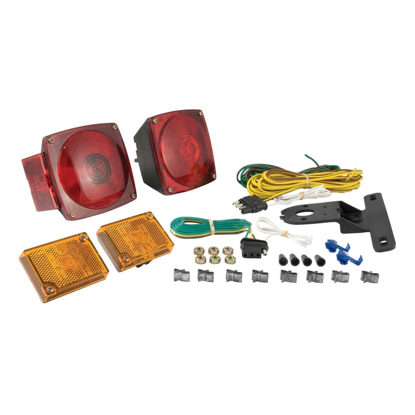 CURT 53540 Bolt-On Mounting Trailer Light Kit for Width Under 80-in