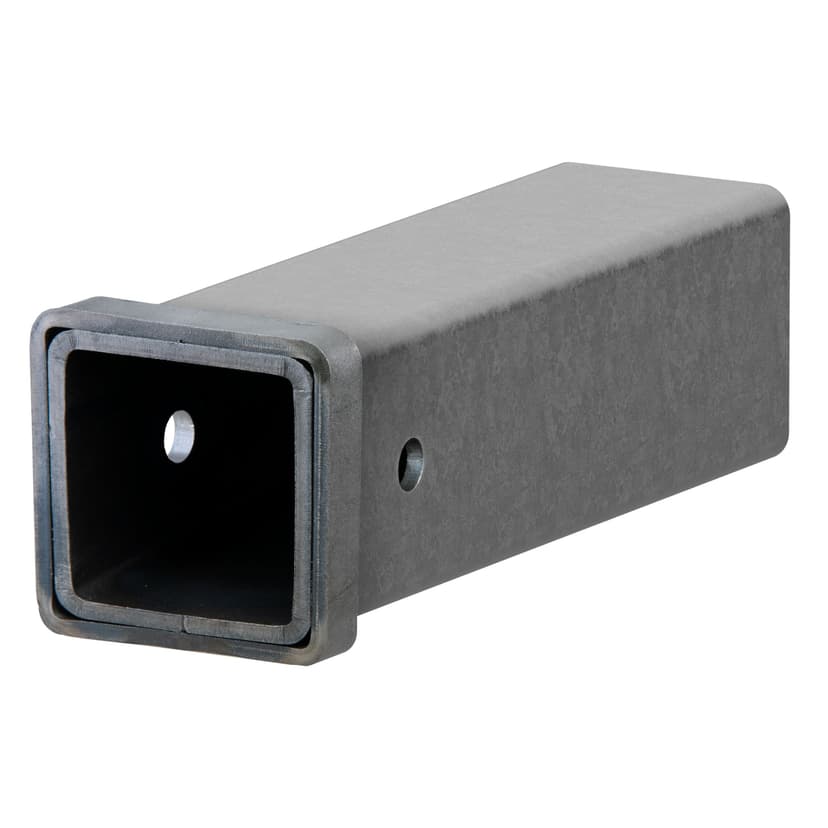 CURT 49517 3-in x 12-in Weld-On Raw Steel Trailer Hitch Receiver Tube, 5/8-in Pin Hole