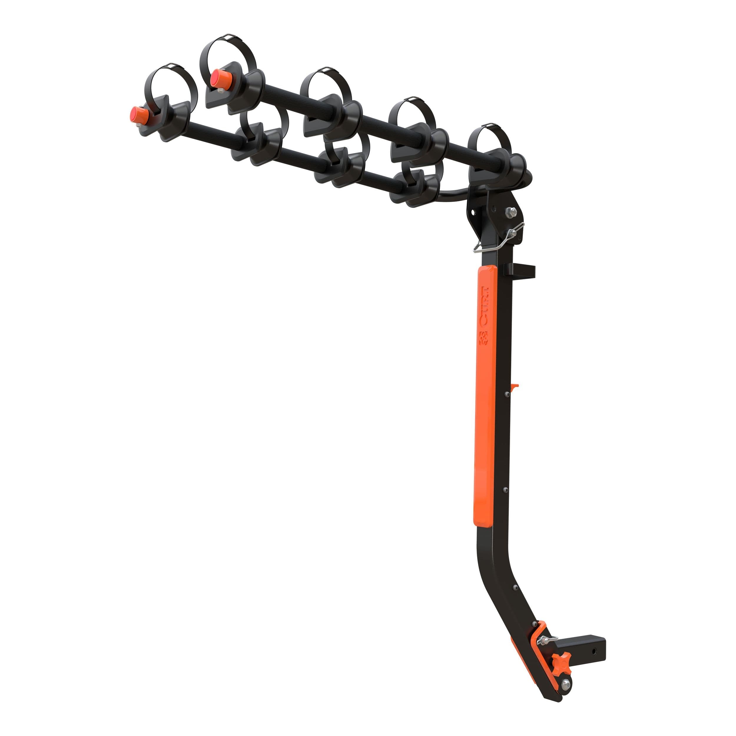 CURT 18411 ActiveLink SE 4-Bike Hitch-Mounted Bike Rack, 2-in Shank, Black