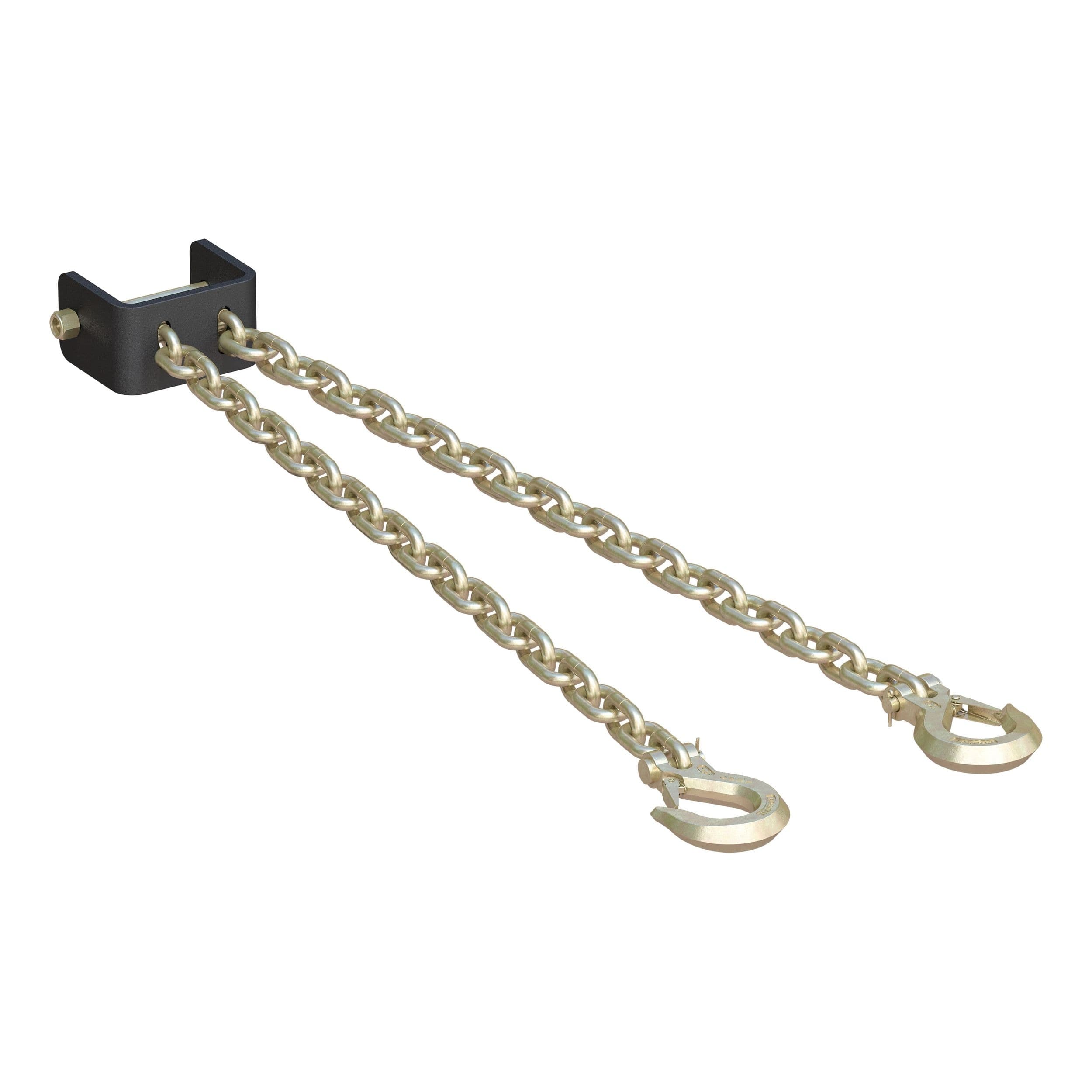 CURT 16613 CrossWing 5th Wheel Safety Chain Assembly, Black