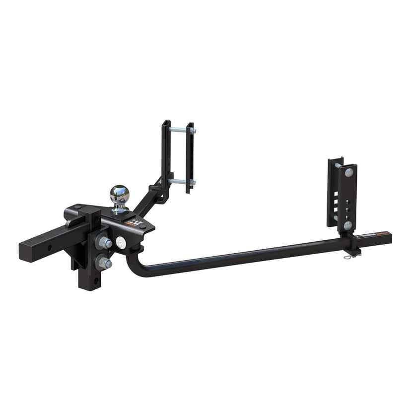 CURT 17601 TruTrack 2P Weight Distribution Hitch with 2x Sway Control, Up to 10,000 lb, 2-in Shank, 2-5/16-in Ball