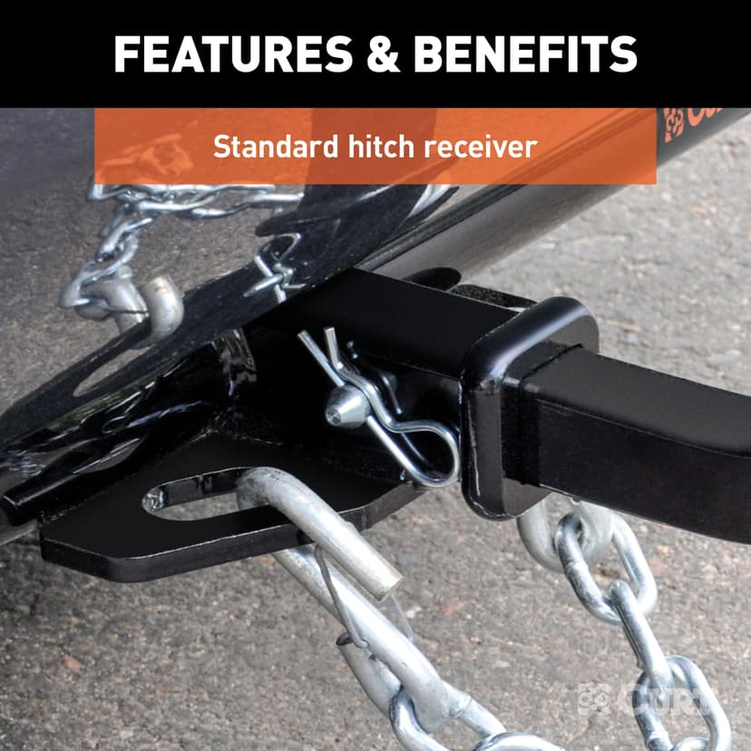 CURT 116303 Class 1 Trailer Hitch with Ball Mount, 1-1/4-in Receiver, Fits Select Hyundai Elantra (Except N, N Line)