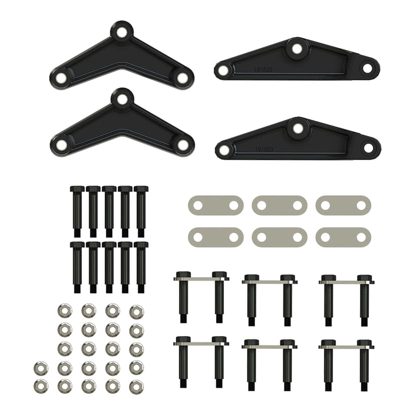 CURT Lippert 132698 Triple Axle AP Kit with Long Equalizer and Standard Bolts
